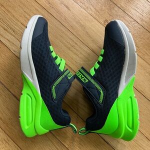 Skechers Kids' Navy and Green Sneakers